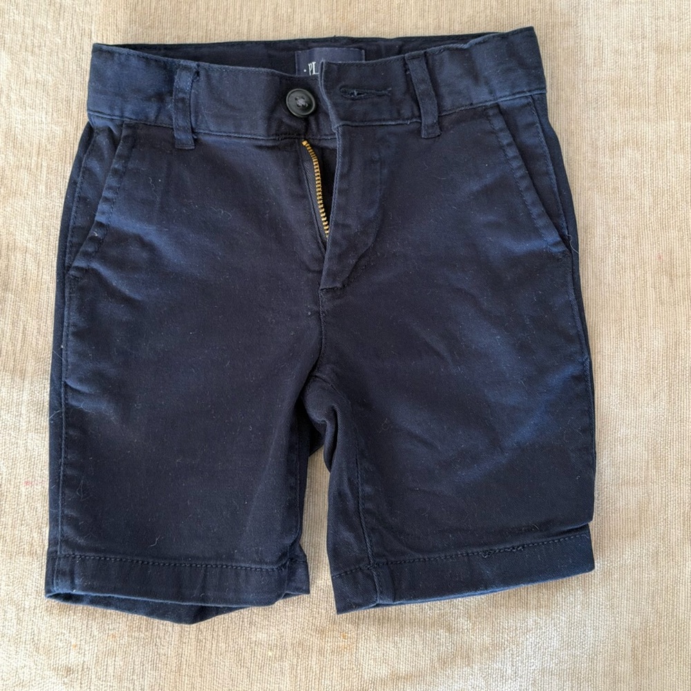 Children’s Place Navy Slim Uniform Cotton Shorts